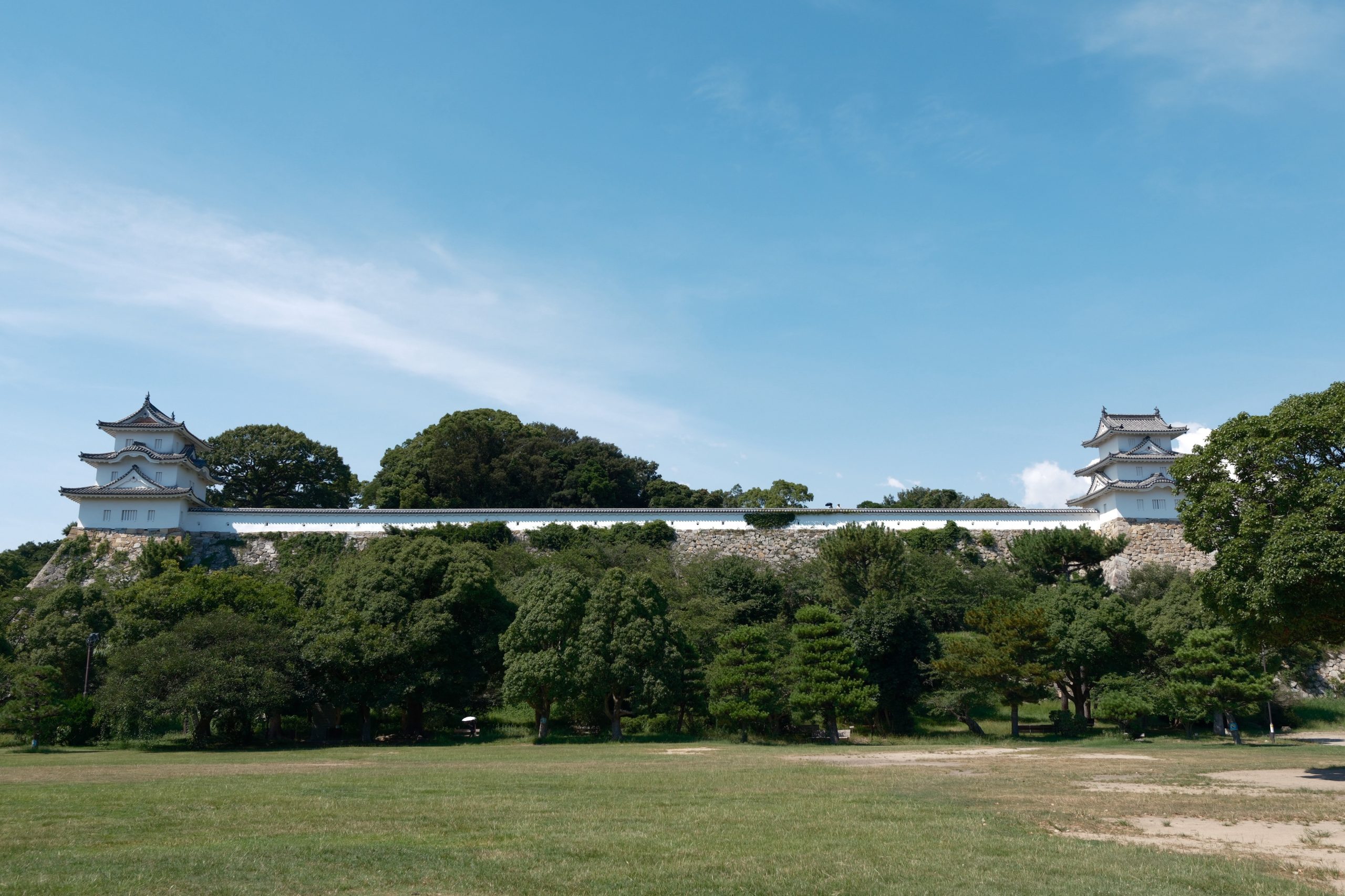 明石公園の明石城